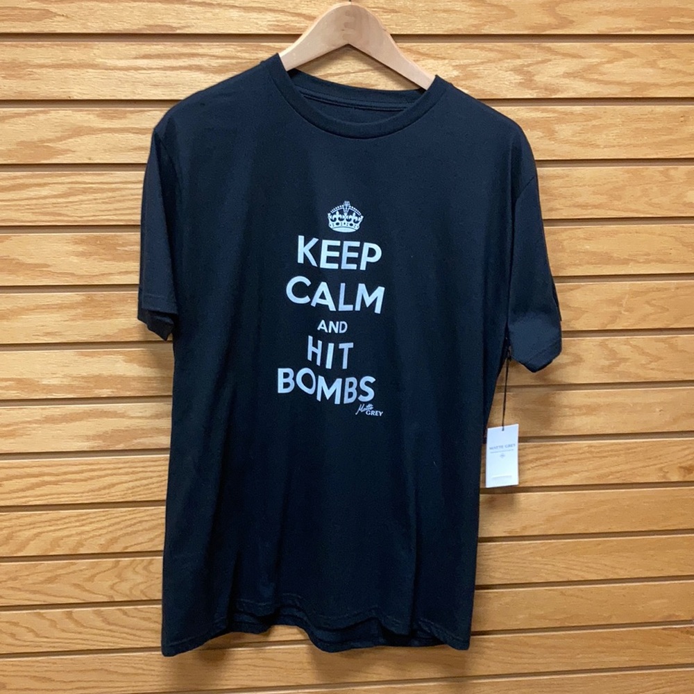 Matte Gray Graphic golf tee